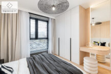 Mieszkanie na sprzedaż Kraków Bronowice - Sypialnia utrzymana w stylu nowoczesnym