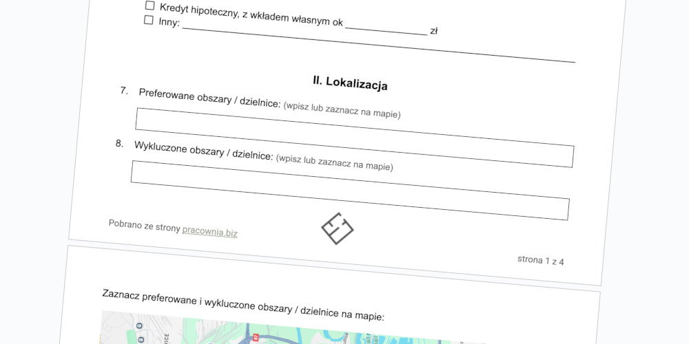 Ankieta preferencji dotyczących zakupu mieszkania