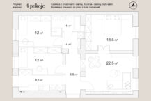 Mazowiecka 15, Kraków - Mieszkanie 4 pokoje na sprzedaż w kamienicy